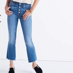 Cali Demi-Boot Jeans: Chewed-Hem Edition